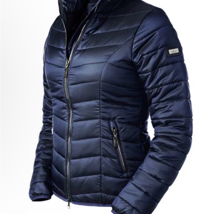 Navy Equestrian Stockholm Puffer Jacket Navy Equestrian Stockholm Puffer Jacket